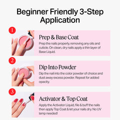 Nailboo application tools displayed for an easy DIY manicure.