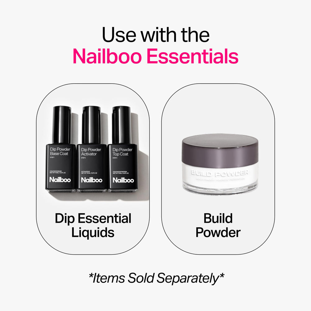Nailboo salon inspired nails offer glossy durable manicures without a lamp.