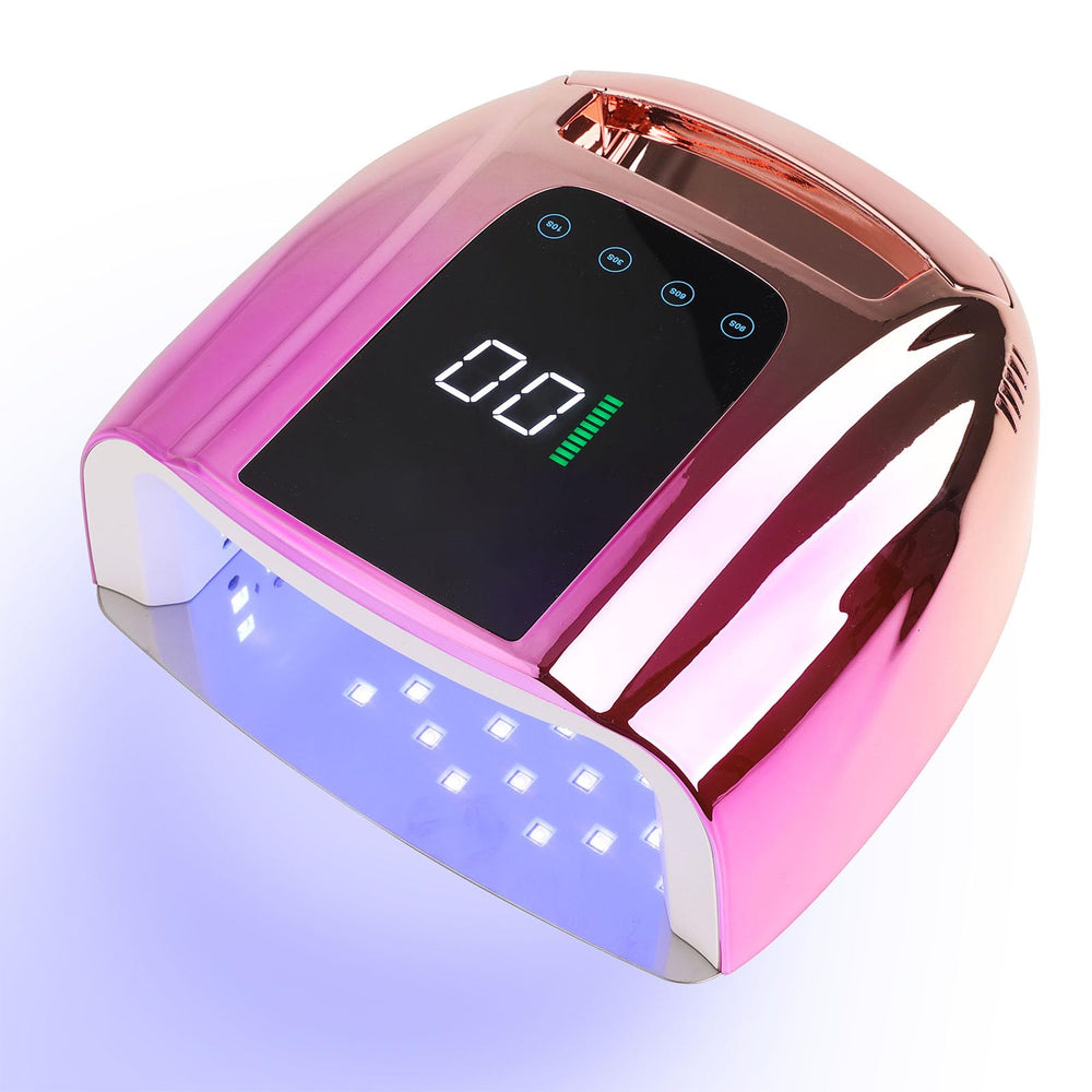 NailFace 96W nail lamp front view showing fast, even curing for gel nails.