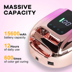 NailFace 96W travel-friendly, slim profile ideal for mobile nail care.