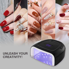 NailFace compact cordless design fits small spaces for home or studio use.