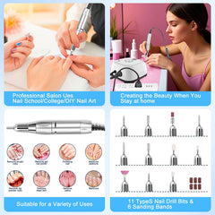 NAILGIRLS compact, lightweight design for comfortable use anywhere