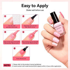 Nailshion high shine finish adds lasting gloss.