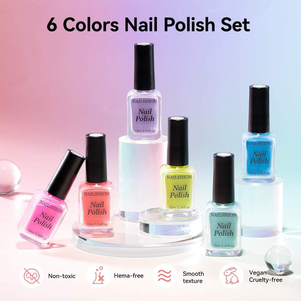 Nailshion lavender shade for versatile seasonal nails.