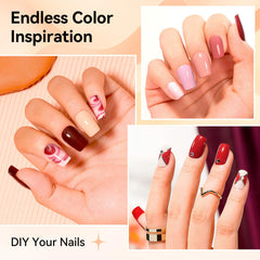 Nailshion rapid-dry formula delivers a fast manicure in minutes.