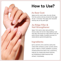 Nailshion salon-quality base coat delivering a flawless polish canvas