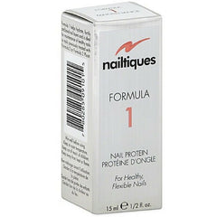 Nailtiques Formula 1 Protein bottle for daily nail strengthening and protection.