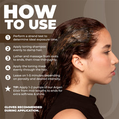 Naissant Glow Mocca Shampoo sulfate-free formula keeps color-safe cleansing