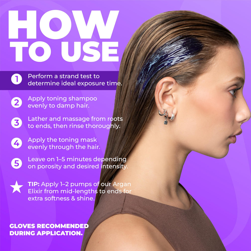Naissant Pearl Blonde biotin and hydrolyzed protein emphasize elasticity and softness.