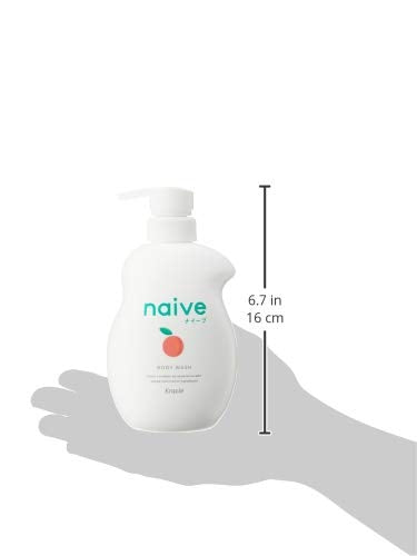 Naive Peach leaf extract soap on skin demonstrating smooth cleansing for daily routines