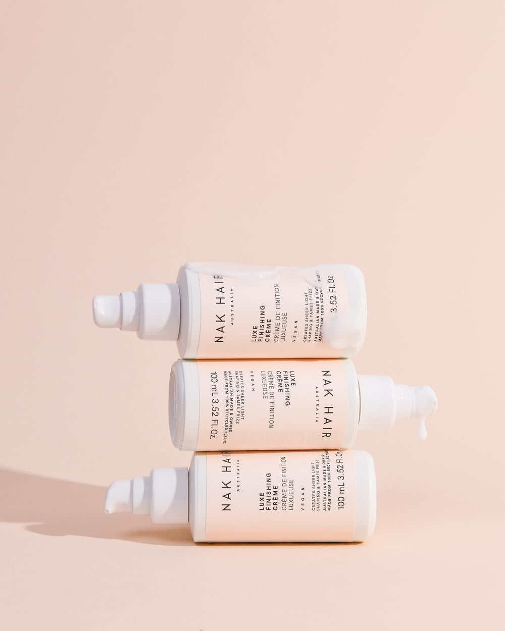 NAK Hair Luxe Finishing Creme sleek-tousled finish for versatile looks