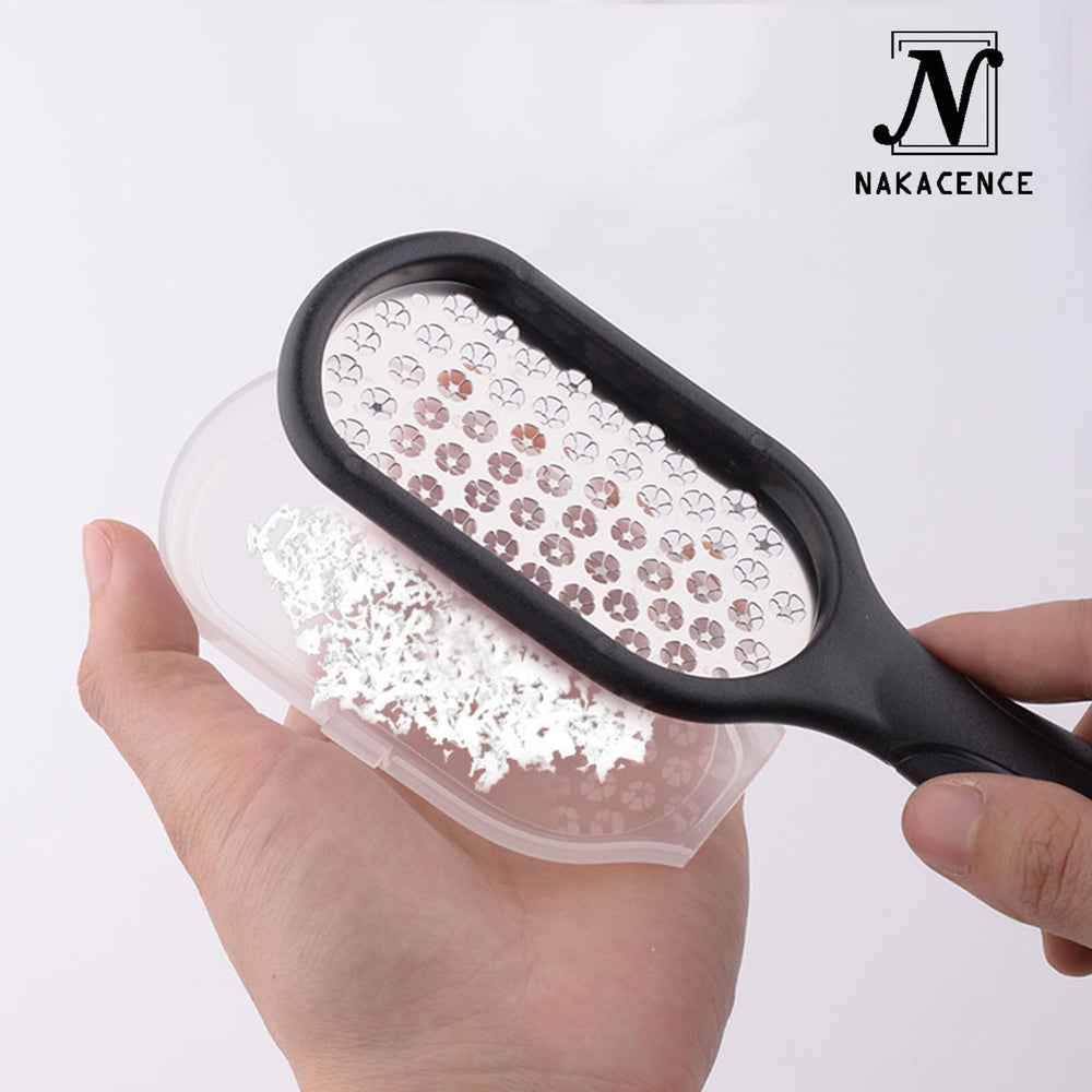Nakacence mess-free storage catches shavings for a clean workspace.