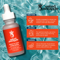 Naked Pineapple moisture barrier illustration showing hydration retention.