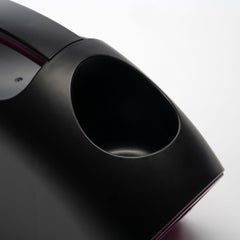 Ergonomic handle molded to fit different grip styles