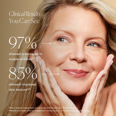 Naked & Thriving Advanced Renewal Routine set packaging with three products.