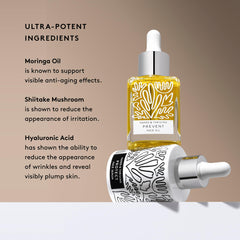 Naked & Thriving Day Set glass packaging conveys premium skincare