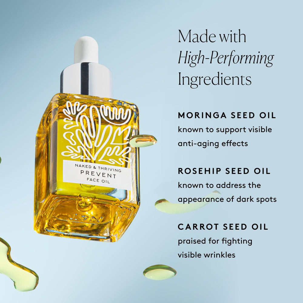 Naked & Thriving Prevent application shows fast-absorbing, non-greasy texture.