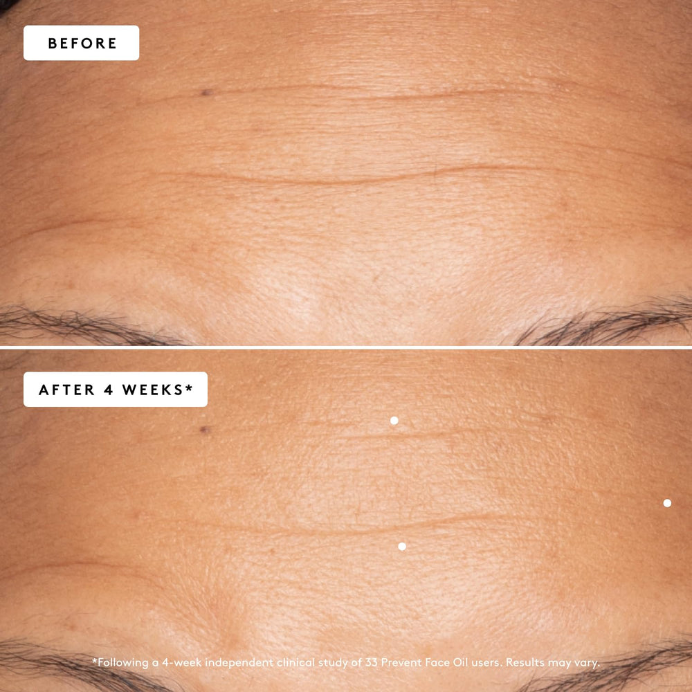 Naked & Thriving Prevent glow-ready skin after use.