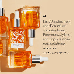 Apply Naked & Thriving Rejuvenate for instant glow.