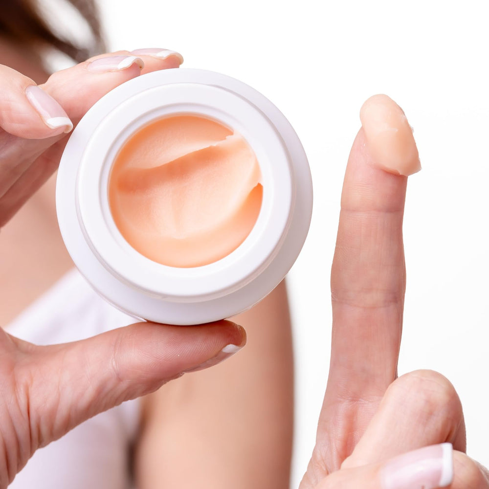 Nakery Pave The Way box and tube on vanity for daily routine.