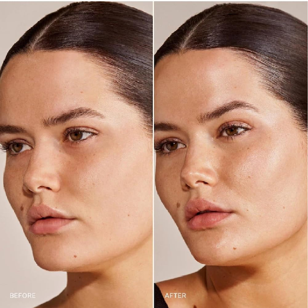 Close-up of serum texture from NAPH M Great Skin for quick absorption.