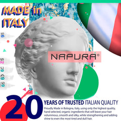 NAPURA S6 Active Shampoo made-in-italy reflects salon-grade care.