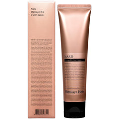 Close-up of NARD RX Curl Cream texture highlighting silky formula