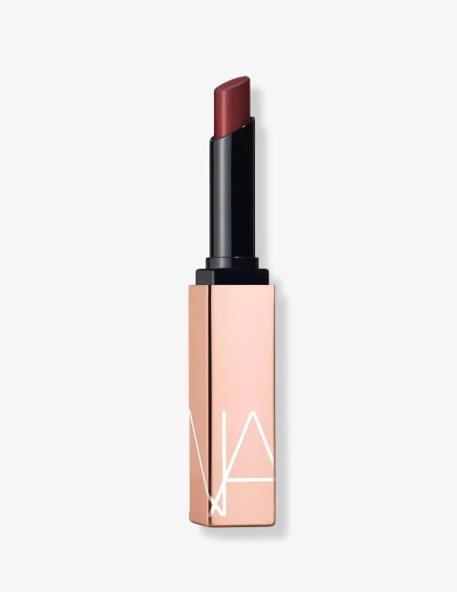 NARS Afterglow Sensual Shine Lipstick application delivers rich mahogany color with hydration