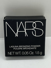 NARS Laguna Bronzing Powder 02 swatch on skin reveals even coverage