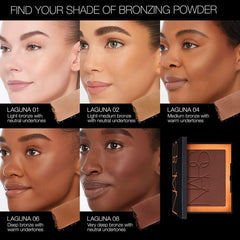 NARS Laguna soft glow finish provides a silky, long-wearing warmth.