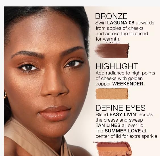 NARS Laguna highlighter close-up delivering a soft, radiant glow