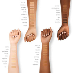 Ingredients label highlights skincare blend in NARS Light Reflecting Foundation