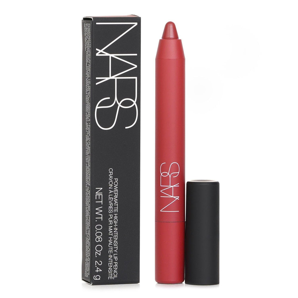 NARS Powermatte Born To Be Wild swatches on lips reveal rich color payoff