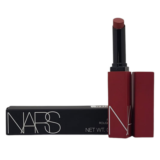 NARS Powermatte Mogador lipstick packaging close-up highlighting premium design