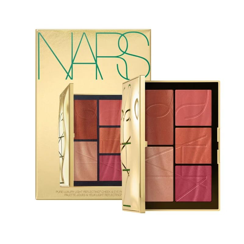 NARS Pure Luxury Palette II Showtime shade for a soft bronze apricot glow on eyes and cheeks