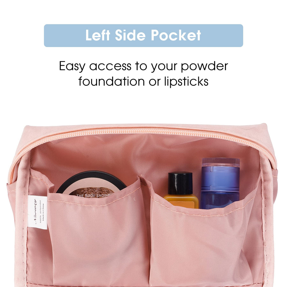 Narwey zipper detail showing secure closure for travel use