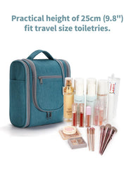 Narwey teal zippered pockets for separating items during travel