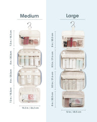 Narwey bag fits full-size essentials for efficient packing.