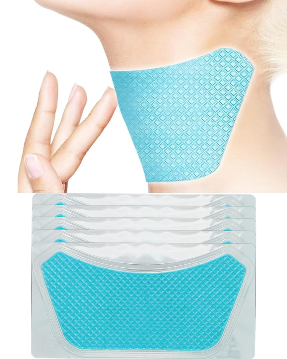 Nascence anti-neck-wrinkle patch pack smooths lines and boosts elasticity
