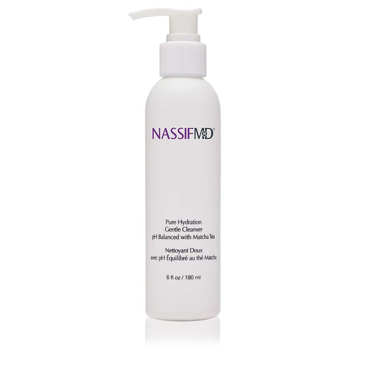 NassifMD Pure Hydration cleanser bottle for daily hydration and gentle cleansing.