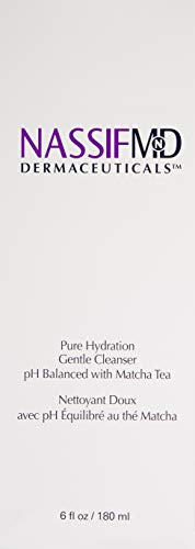 NassifMD Pure Hydration cleanser lather demonstrates rich foam for makeup removal.