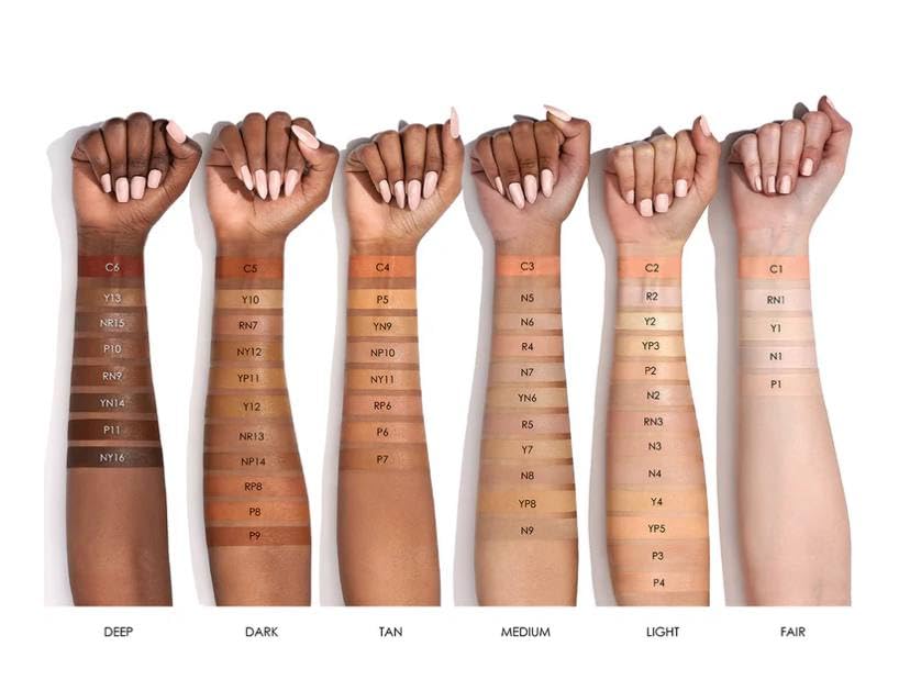 Spot concealing with HY-Glam Concealer YP5 for precise coverage