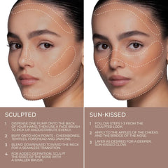 Natasha Denona HY-SCULPT Foxy packaging for premium sun-kissed glow on-the-go