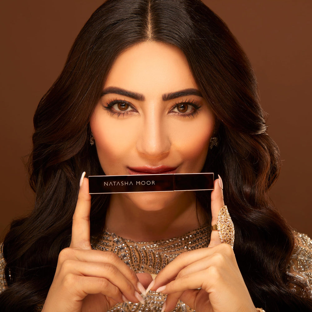 Natasha Moor Moor Power Mascara packaging highlights cruelty-free ethics.