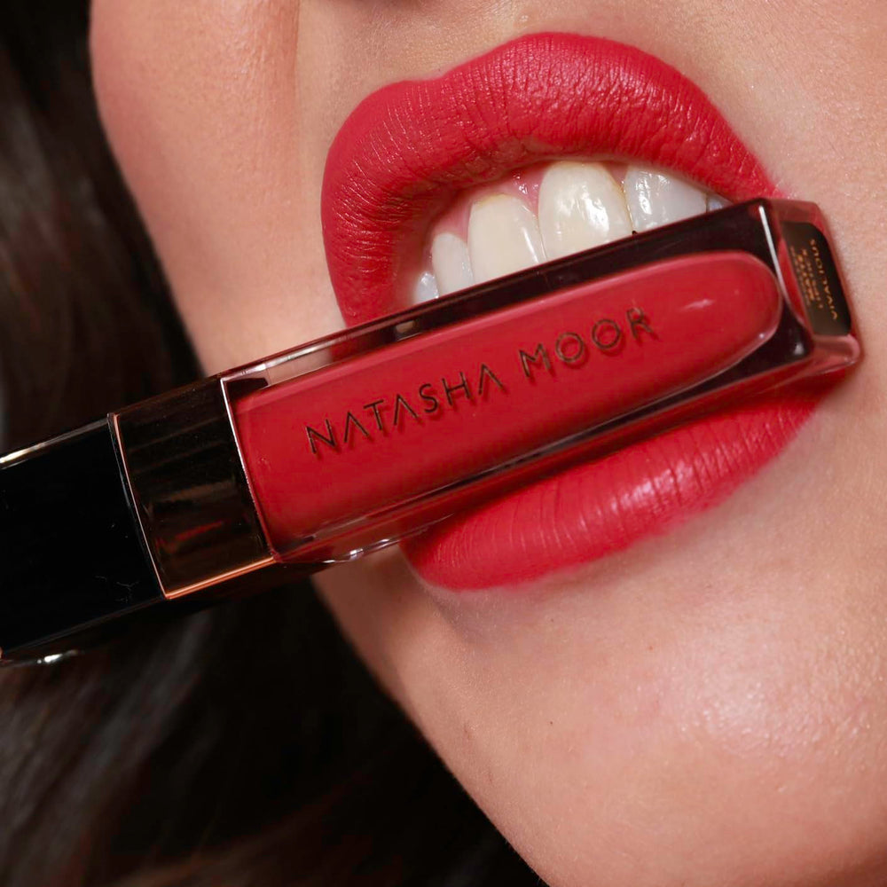 Natasha Moor Storm lip product nourishes with Vitamin E for hydration