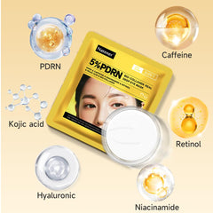 Natener 5% PDRN patch serum detail highlights repair-focused ingredients for the eye area.