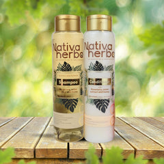 Close-up of rosemary leaves from Nativa Herbal formula for scalp nourishment.