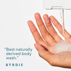 Native Body Wash ingredients closeup highlighting naturally derived cleansers