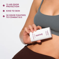 Native clean ingredients lineup emphasizes naturally derived components.