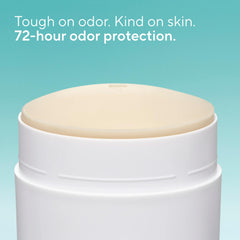 Native aluminum-free ingredients close-up highlighting baking soda and shea butter.